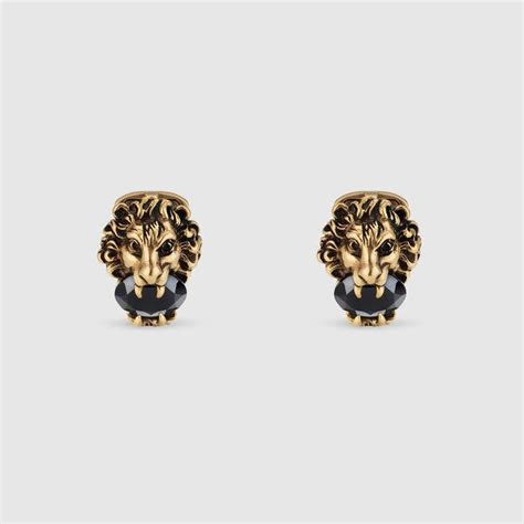 cuff link gucci|gucci cufflinks lion.